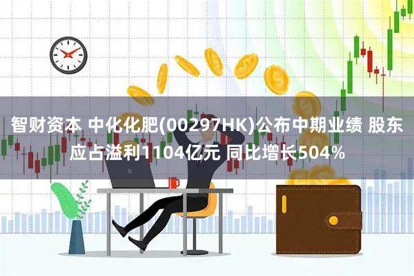 智财资本 中化化肥(00297HK)公布中期业绩 股东应占溢利1104亿元 同比增长504%